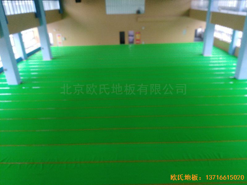 安徽合肥第十一中學(xué)運(yùn)動(dòng)地板施工案例