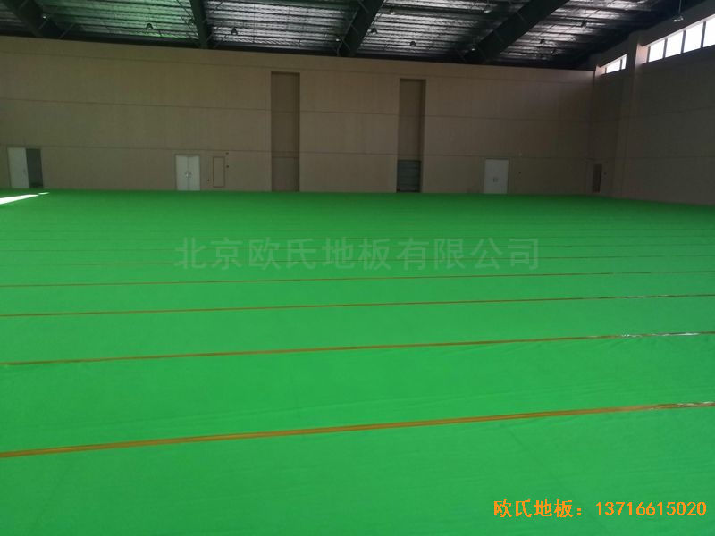 廣州永順大道鐵英中學體育地板鋪裝案例