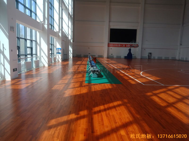 烏蘭浩特興安盟公安局運(yùn)動(dòng)地板施工案例