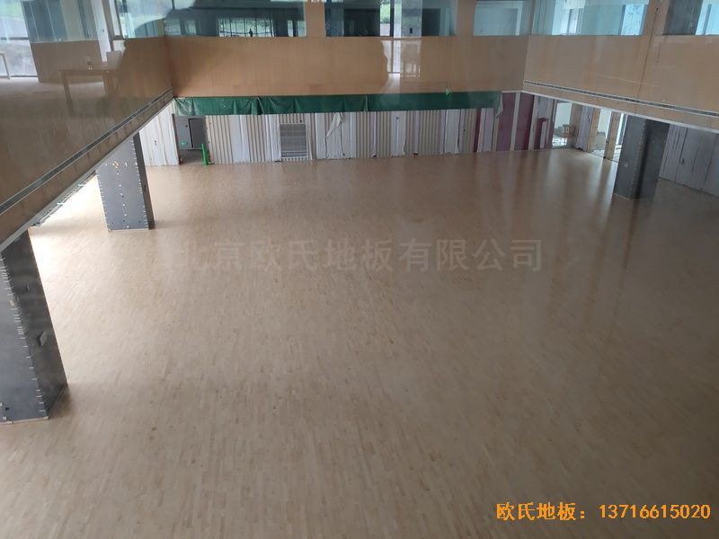 杭州26號地商務金融運動木地板施工案例