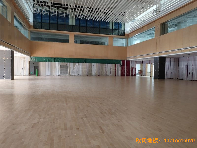 杭州26號地商務金融運動木地板施工案例
