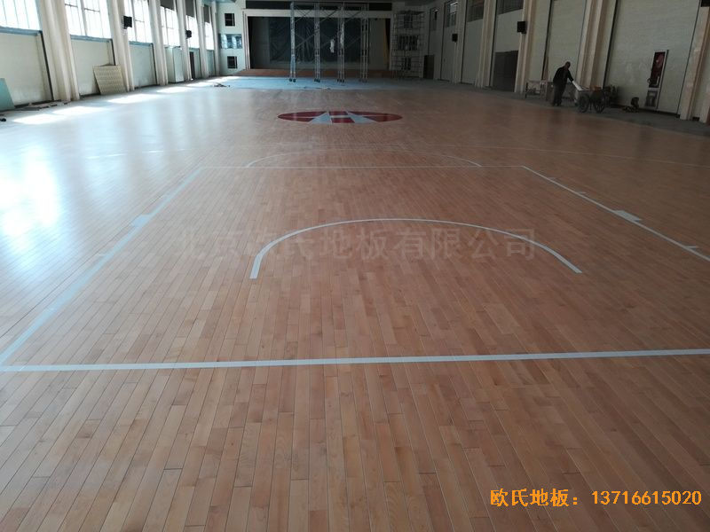 陜西榆林神木何家塔煤礦運動木地板鋪設案例