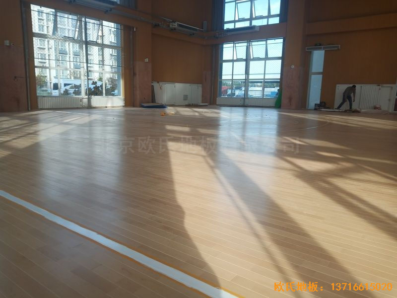 北京大興區(qū)團(tuán)河路98號(hào)運(yùn)動(dòng)地板安裝案例