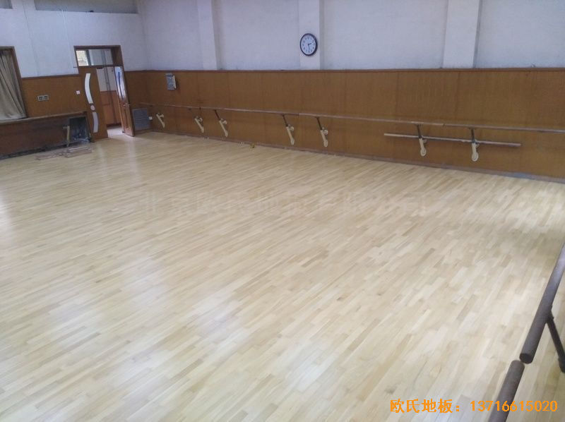 北京舞蹈學院體育地板鋪設案例