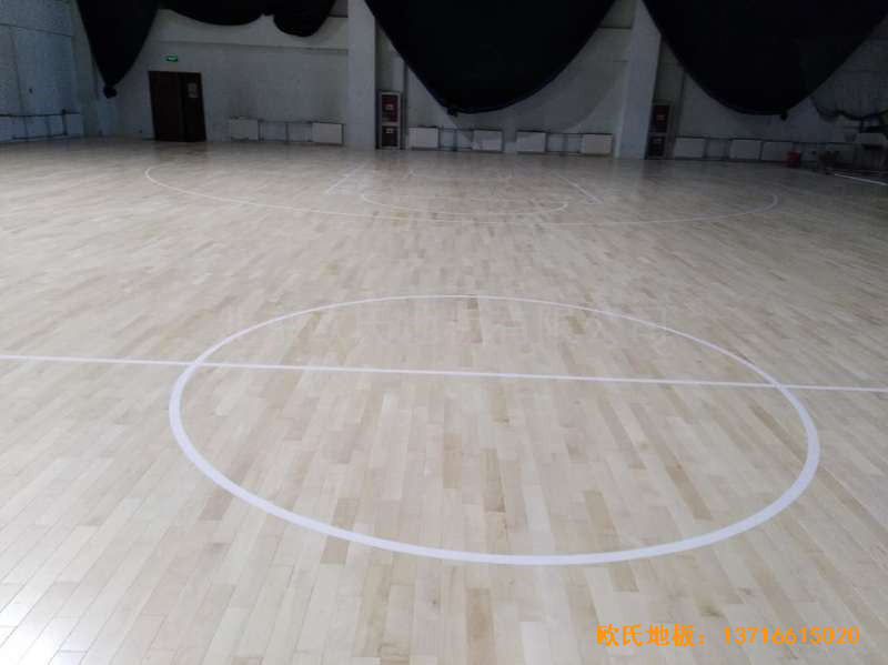 北京房山區燕山體育館運動地板鋪裝案例4