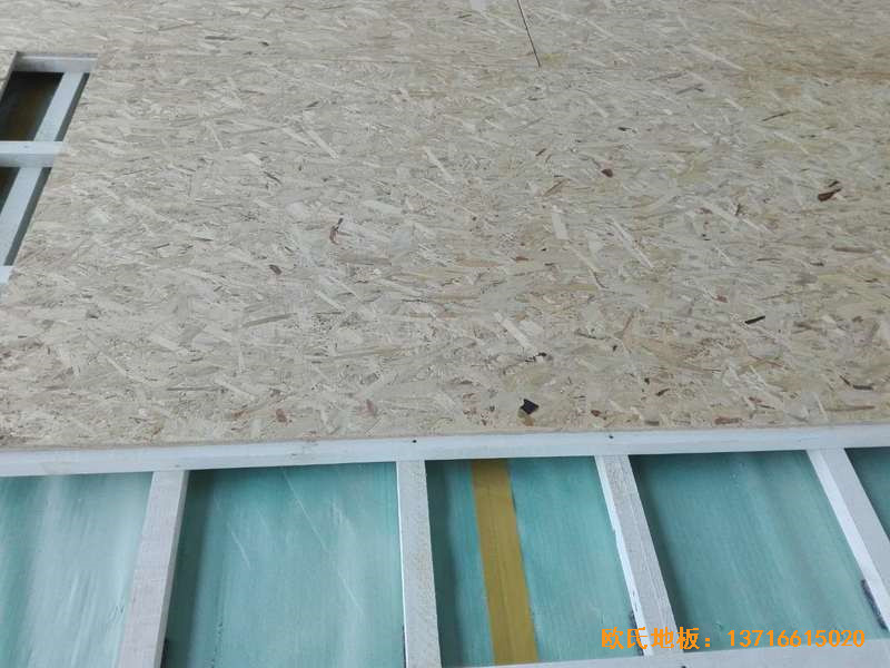 江蘇農貿市場體育館運動地板施工案例2