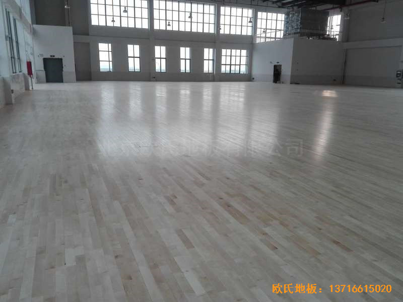 江蘇農貿市場體育館運動地板施工案例4