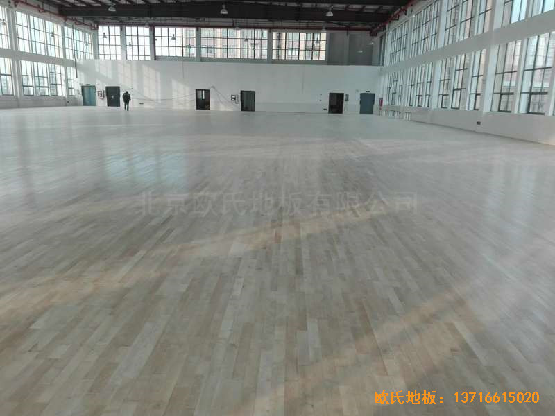 江蘇農貿市場體育館運動地板施工案例5