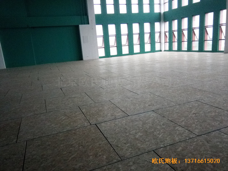 江蘇南京漢風公司籃球館體育地板鋪設案例3