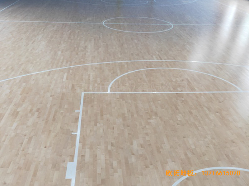溫州消防特勤大隊籃球館運動地板鋪設案例2
