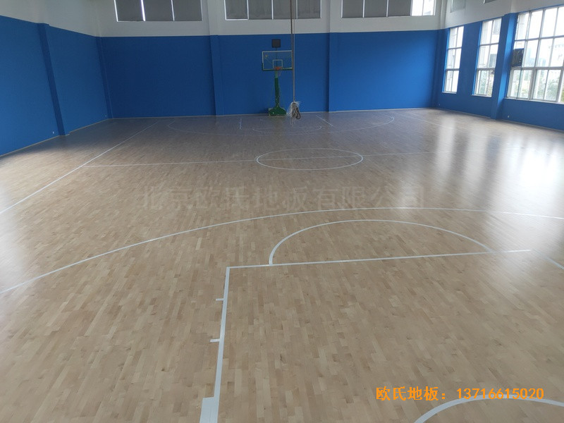 溫州消防特勤大隊籃球館運動地板鋪設案例4
