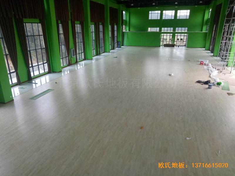 湖北隨州運動館體育地板鋪設案例5