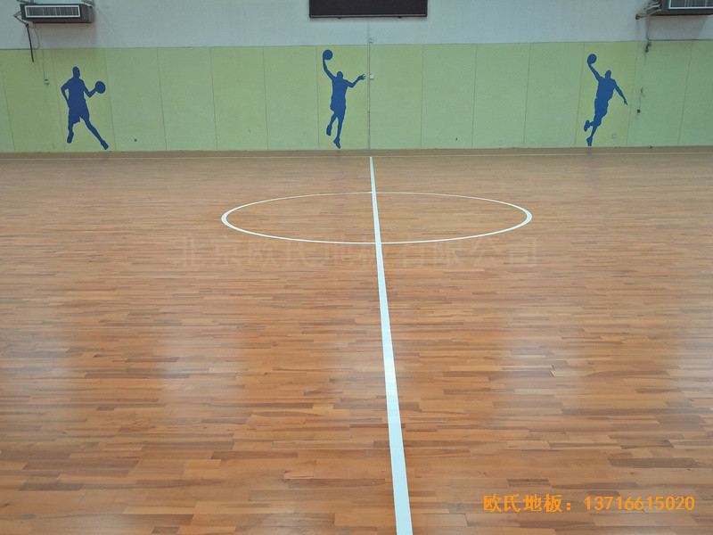 陽煤集團(tuán)三礦球館運(yùn)動地板鋪設(shè)案例3