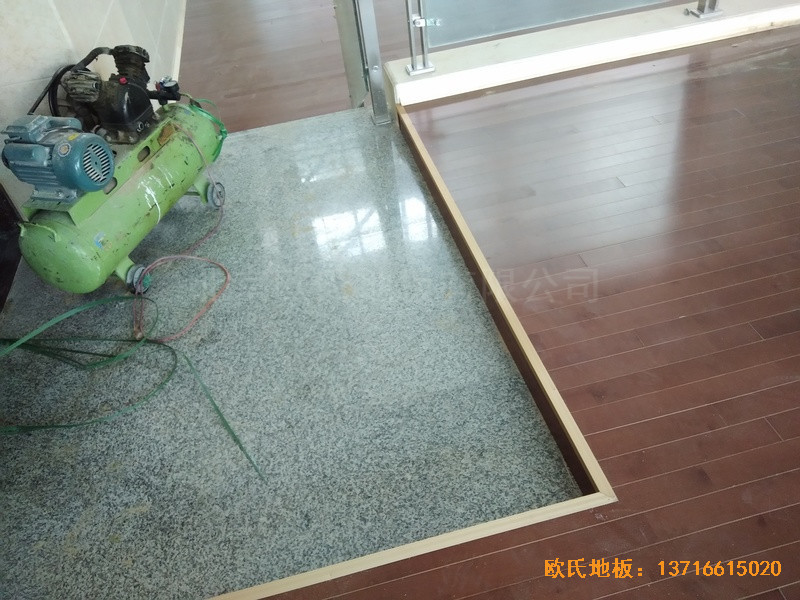 青海海宴路77號地質科大樓運動場所體育地板鋪裝案例2