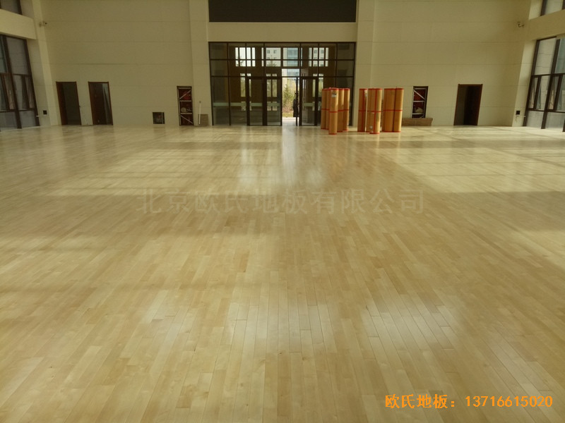 內蒙古烏蘭察布公安局訓練廳運動地板鋪裝案例5