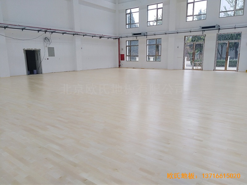 北京良鄉1534部隊運動館體育地板鋪裝案例4