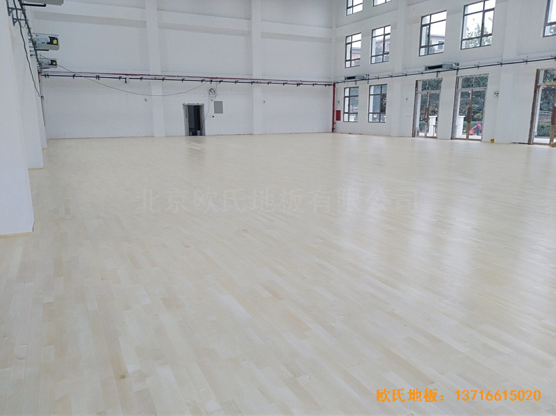 北京良鄉1534部隊運動館體育地板鋪裝案例5