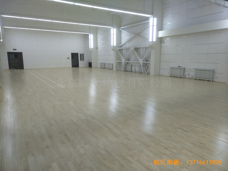 北京鐵路局供電段運動館運動木地板鋪裝案例0