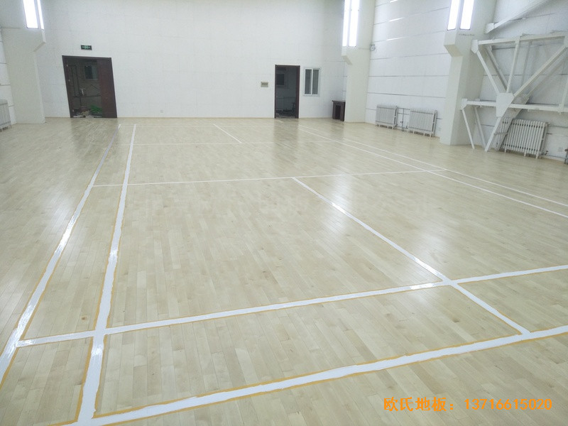 北京鐵路局供電段運動館運動木地板鋪裝案例4