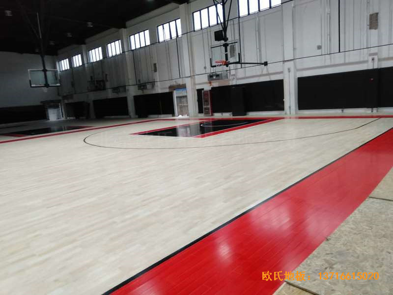 南京樂活體育館運動木地板施工案例4