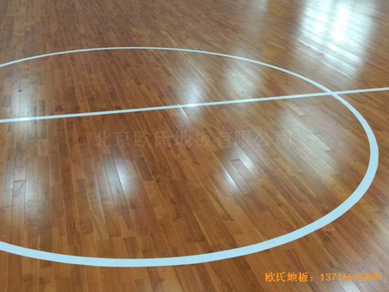 南京江寧區籃球俱樂部體育地板施工案例4