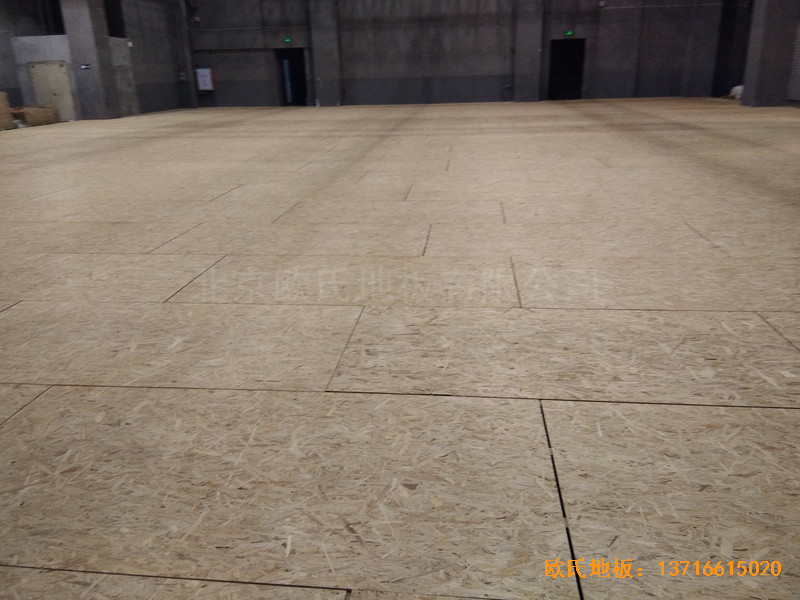 廈門(mén)華美空間籃球館體育地板施工案例2