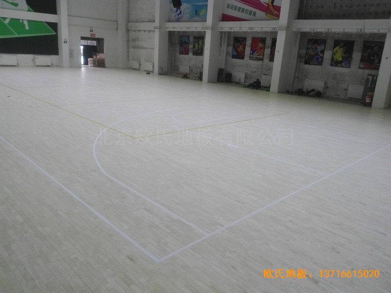 吉林國電雙遼發(fā)電廠體育館運動地板安裝案例3