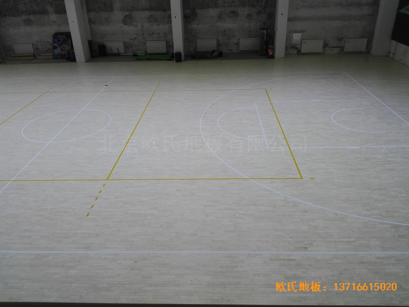吉林國電雙遼發(fā)電廠體育館運動地板安裝案例5