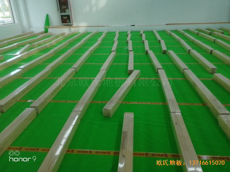 上海江楊南路485號攻守道場運動地板安裝案例2