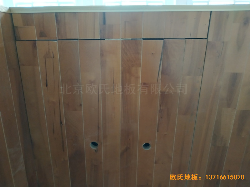 寧夏銀川試驗中學(xué)舞臺運動地板鋪設(shè)案例2