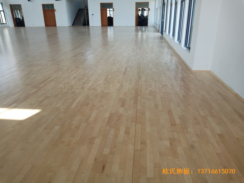 寧波中國石油儲蓄基地運動館運動地板安裝案例0