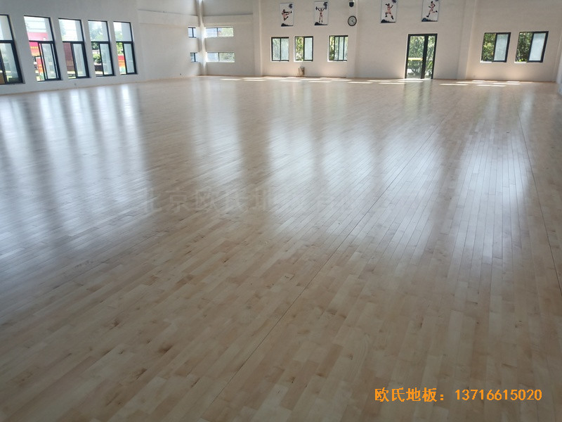 寧波中國石油儲蓄基地運動館運動地板安裝案例4