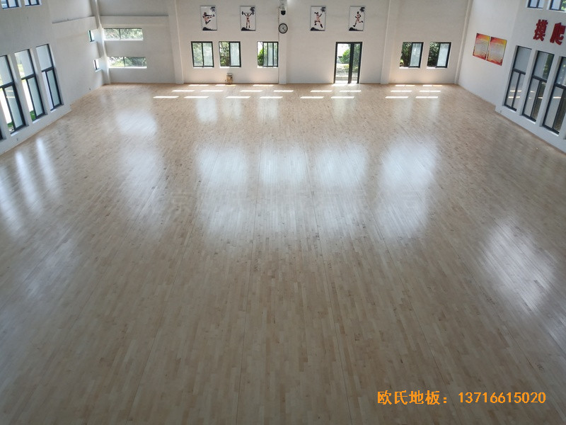 寧波中國石油儲蓄基地運動館運動地板安裝案例5