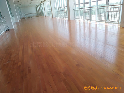 甘肅酒泉運(yùn)動場所體育木地板施工案例