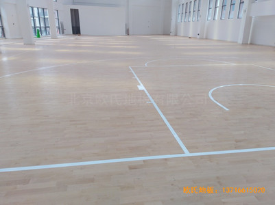 重慶重光小學籃球館運動木地板安裝案例