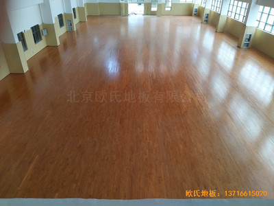 云南蒙自師范體育館體育地板鋪設案例