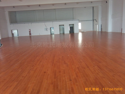 南京浦口區復興小學運動館運動木地板施工案例