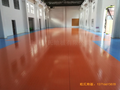 南昌赤練排球館運動木地板施工案例