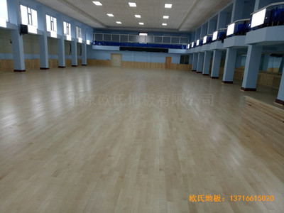 圖們鐵路運(yùn)動(dòng)館運(yùn)動(dòng)地板施工案例