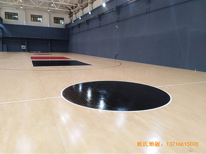 山東同昌23號(hào)籃球館體育地板施工案例
