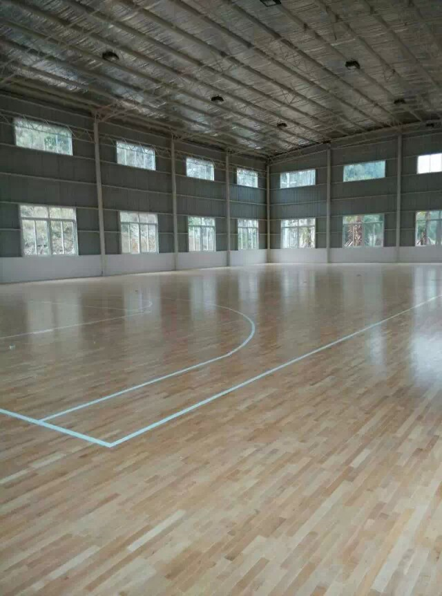 專業運動木地板安裝 球館專用運動木地板