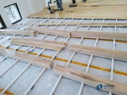 一般籃球場館木地板施工隊(duì)